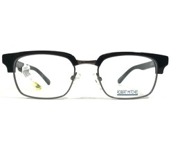 Robert Mitchel Kids Eyeglasses Frames RMJ8003 BK Black Silver Square 45-17-128 - £29.69 GBP