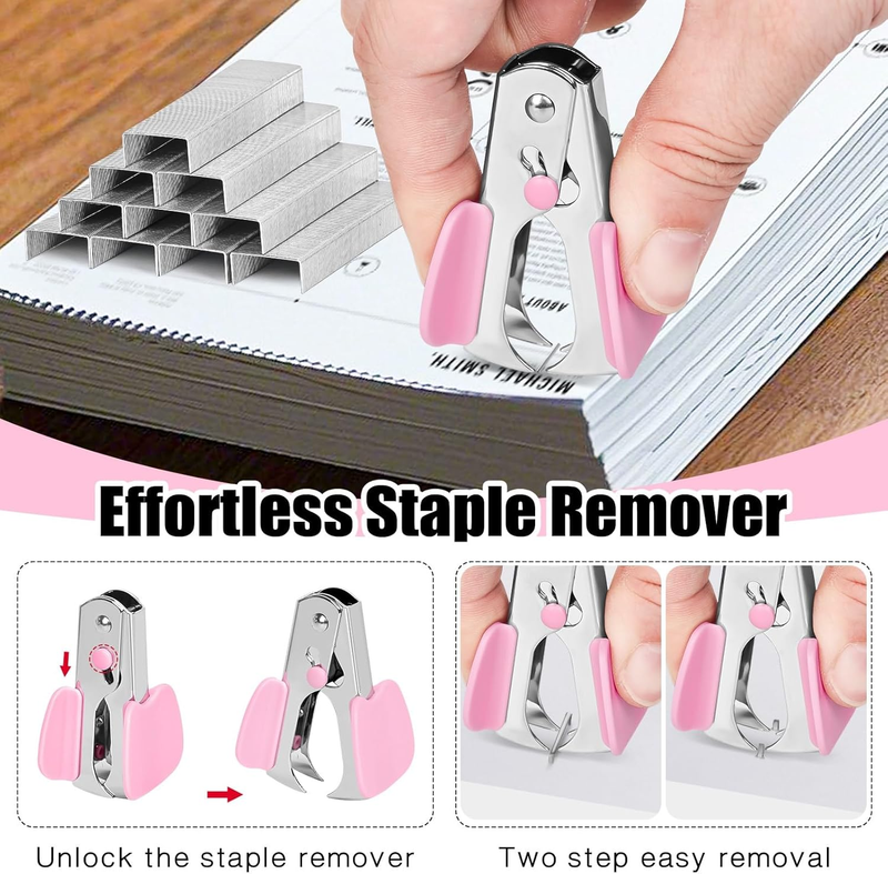 Stapler 25 Sheet Capacity with 1000 Staples and Staple Remover - Staplers for De Item image 7