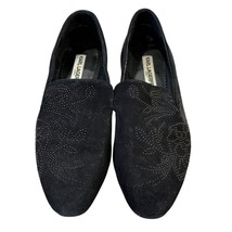 Karl Lagerfeld Black Suede Rhinestone Embellished Loafers Womens Size 38... - $800.97 MXN