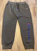 Champion Gray Activewear/Sweatpants with Logo on Leg Classic Fit - £8.67 GBP