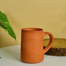 Sowpeace Handmade Pottery Clay Premium Unglazed large Terracotta Mug Utensil or  - £36.07 GBP