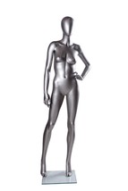 Silver Female Mannequin Matte - $204.71