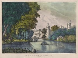 4616.Warwick castle.boats on avon river.rowboats.POSTER.decor Home Office art - £13.66 GBP+
