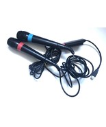 Sony Playstation 2 PS2 Sing Star Microphone Set for Karaoke Singing Vide... - £19.57 GBP
