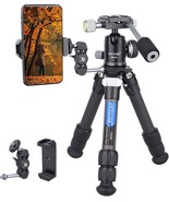Carbon Fiber Mini Tripod Kit Lightweight Portable Tabletop Tripod With H... - $130.32 CAD