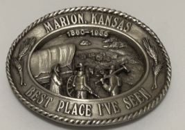 Marion County Kansas Courthouse Belt Buckle Limited Edition Best Place I... - $20.75