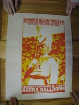 Voodoo Glow Skulls Poster Nov 18th The Agora Ballroom Cleveland - £70.52 GBP