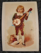 Victorian Trading Card Newby & Evans Upright Pianos Goff & Darling Providence RI - $8.56
