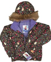 NEW $130 Burton &amp; Disney Frozen Youth Girls Twist Jacket!  Olaf  Elsa &amp; ... - £55.05 GBP
