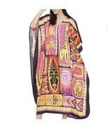 Gypsie Blu Woman Plus Size Kaftan Lagen Look Dress Loose Long Caftan Bea... - £11.87 GBP