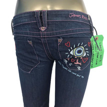 Pop Artist James Rizzi I Think Eye Love You Women&#39;s Jeans Sample Prototy... - $116.53