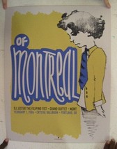 Of Montreal 02-01-06 Crystal Ballroom Portland Signed And Numbered Silkscreen - £49.54 GBP