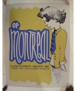 Of Montreal 02-01-06 Crystal Ballroom Portland Signed And Numbered Silks... - €55,31 EUR