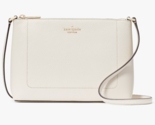 Kate Spade Leila Crossbody Bag Ivory White Pebbled Leather Purse KG464 N... - £71.60 GBP