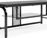 Black Lynxtyn Tv Stand By Ashley Signature Design With Convenient Cord - $168.96