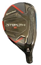 TaylorMade Stealth2 4 Rescue Hybrid 22* V-Steel HEAD ONLY Right-Handed C... - £87.75 GBP