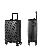 Hardside Carry On Luggage 20&quot; Suitcase Spinner Wheels TSA Lock Airline A... - $72.33 CAD