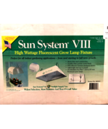 Grow Light Hood SS- VIII Uses Self Ballasted Florescent Bulbs Sun System - $635.88 MXN