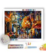 CAFE IN THE OLD CITY - Afremov - Paint By Numbers Kit - £39.83 GBP+