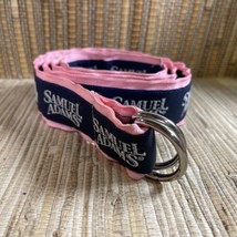 Samuel Adams Beer Medium Pink Blue Merri’s Womens D Ring Belt - £33.00 GBP