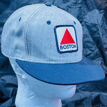 Blue Boston Citgo Snapback Adjustable Hat Otto Red Triangle - $19.75