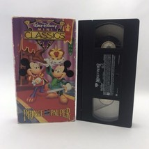 Walt Disney Mini Classics - The Prince and the Pauper (VHS, 1991) Kids Cartoon - £5.88 GBP