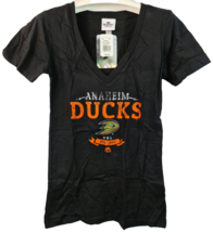 Majestic Athletic Damen Anaheim Ducks Fahren für Mehr T-Shirt - Schwarz - £12.63 GBP