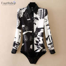 Elegant Chiffon Bodysuit - £47.12 GBP
