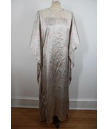 The Kaftan Company S Satin Floral Paisley Loungewear Sleep Gown Caftan D... - £19.42 GBP