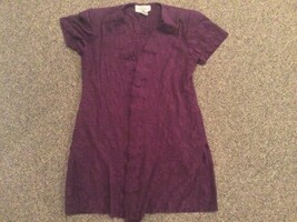 Just In Thyme Ltd. Petite Open Shirt with Lining, Size 12P - $7.60