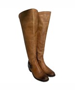 Vince Camuto Boots Womens 6 Bedina 2 Leather Tall Western Boho Buckle Brown - $87.99 CAD