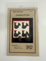 Just For Fun Chicken Littles Pattern 15&quot; x 15&quot; KLM Tradeco - $10.88