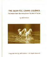 Jeff Sillifant&#39;s THE QUIK-PIC COMBO CRU$HER thoroughbred horse racing me... - $404.07 MXN