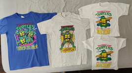 Vintage 90s 10 Teenage Mutant Ninja Turtles t-shirt lot + 1 sweater, very Nice!! - £360.42 GBP