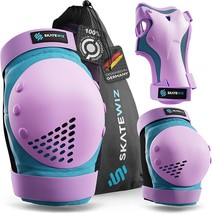 SKATEWIZ Skateboard Protective Gear Set for Kids - Smash - Roller Skate ... - £34.59 GBP