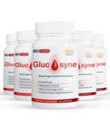 5 Pack Glucosyne, fórmula de control de azúcar en la sangre-60 Cápsulas x5 - $2,848.08 MXN