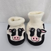 Vintage Cow Baby Booties Slippers Boot Shoes Gymboree Daisy the Cow Down... - $542.67 MXN