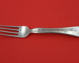 Lap Over Edge Acid Etched By Tiffany Sterling Regular Fork w/ bird on br... - $385.11