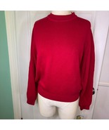Vintage NWT Pendleton Originals Red Cotton Sweater Women&#39;s Size XL Holid... - $38.35 CAD