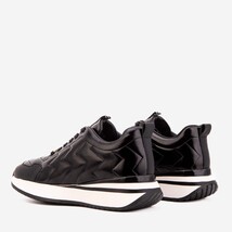 The Veneto Black Leather Men Sneaker image 6