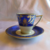 Craftsman Demitasse Teacup in Blue and Gold # 21312 - £4.73 GBP
