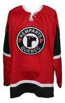 Any Name Number Quebec Remparts Retro Hockey Jersey New Sewn Red Any Size image 4