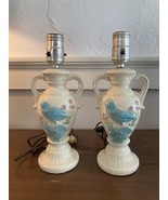 Vintage Shawnee Pottery Bluebird Lamps, 1950’s - $48.00
