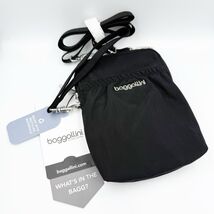 Baggallini Bryant Pouch Crossbody Bag Women&#39;s One Size Black Zip Top Clo... - $29.99
