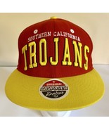 Vtg USC SoCal Trojans Snapback Hat Cap Wool Blend Large Raised Logo Zephyr - £11.14 GBP