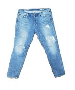Gap 1969 Women’s Jeans Size 33R Authentic True Skinny Denim Light Wash D... - $21.72 CAD