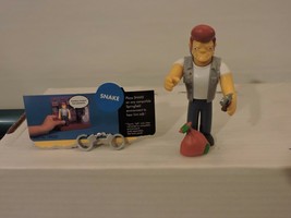 Simpsons Snake Action Figure Series 6 RARE Intelli-Tronic Toy Playmates complete - £11.68 GBP