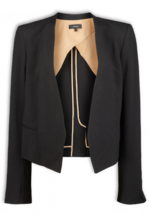 THEORY Womens Blazer Elfinis Solid Black Size US 6 H0509101 - £45.66 GBP