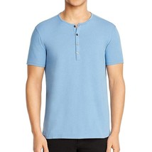 John Varvatos Clearance Sale NWT Men&#39;s Short Sleeve Bard Henley Shirt Bl... - £22.39 GBP