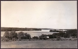 South China, Maine RPPC Looking North on China Lake Real Photo Postcard - £12.15 GBP